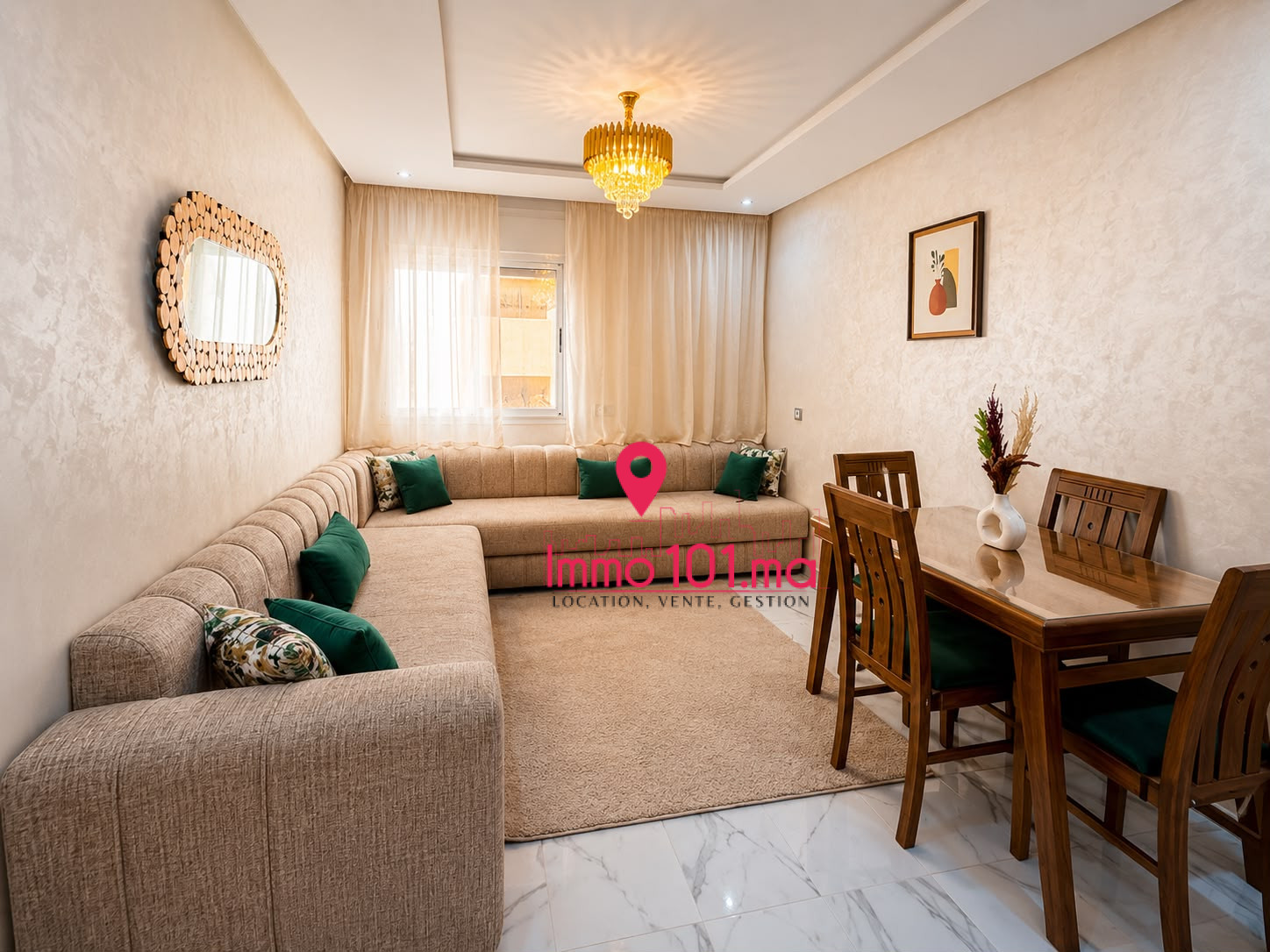 Location appartement meublé à Diour Jamaa ZLLAM2560